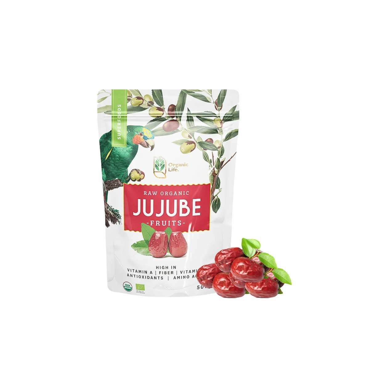 Táo Đỏ hữu cơ Organic Life gói 500g