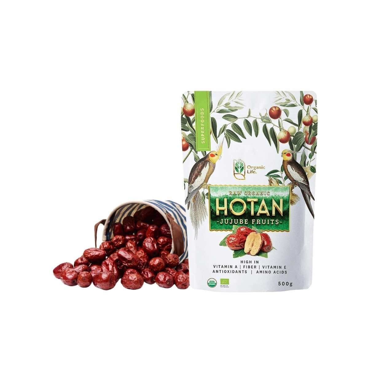 Táo Đỏ Tân Cương hữu cơ Organic Life gói 500g